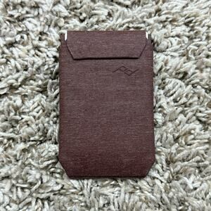 Peak Design Mobile Phone Wallet Magnetic Stand Case Card Holder Redwood Brown